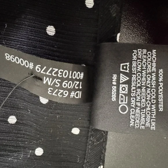 Y2K EXPRESS Kimono Dress S/M Sheer Polka Dot Parisian French Effortless 12/2009 - Picture 13 of 14